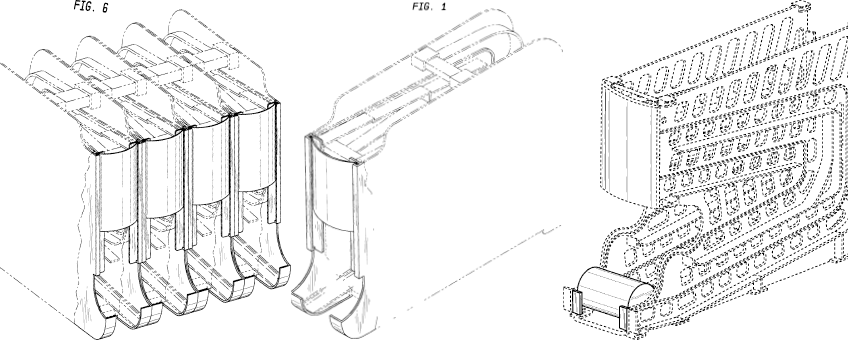 patent drawings for gravity feed dispensers