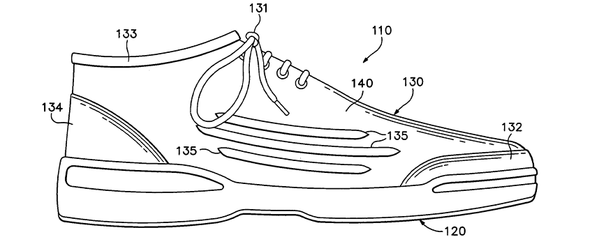 nike v adidas patent art