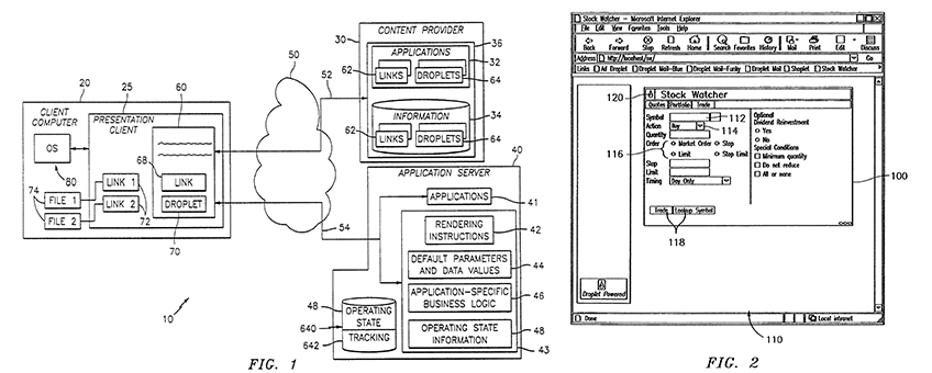 incomplete patent drawings for Droplets case