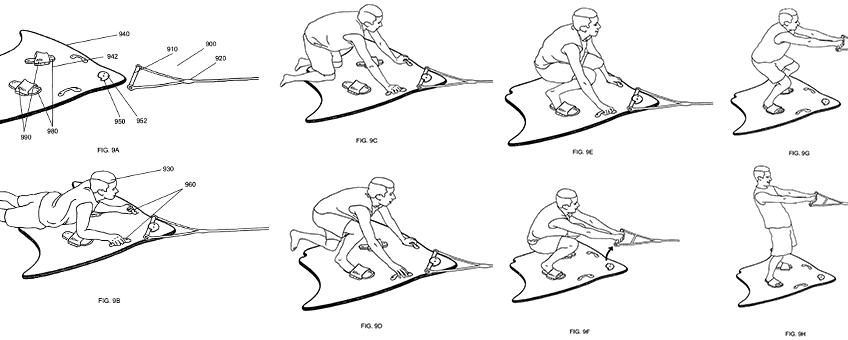 patent drawings for ZUP water recreation device