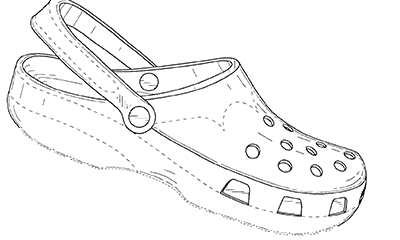 crocs patent art