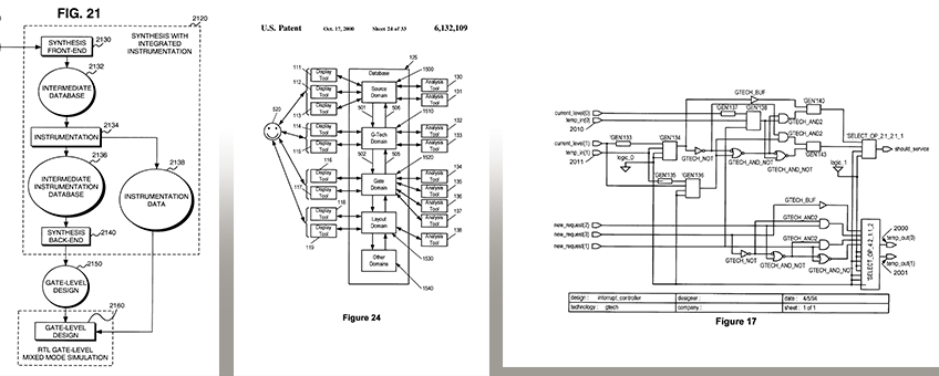 Mentor v Synopsys partial patent drawings